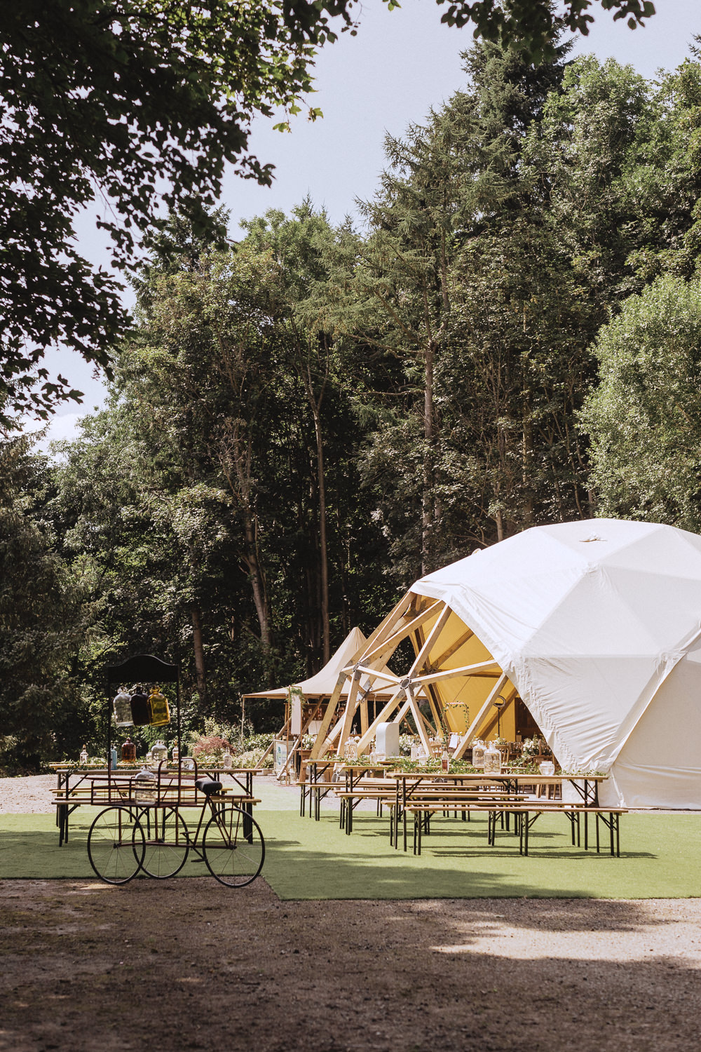 Geodome Tent Reception Trevor Hall Wedding Fox&BearPhotography