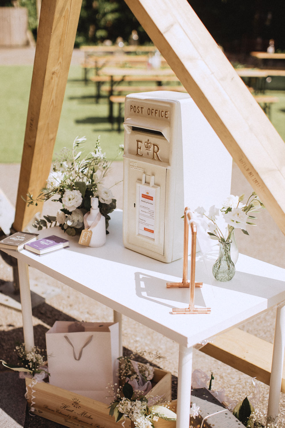Card Postbox Trevor Hall Wedding Fox&BearPhotography