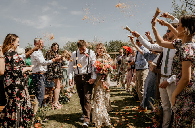 Bohemian Tipi Wedding MattMoore Photography Confetti Throw