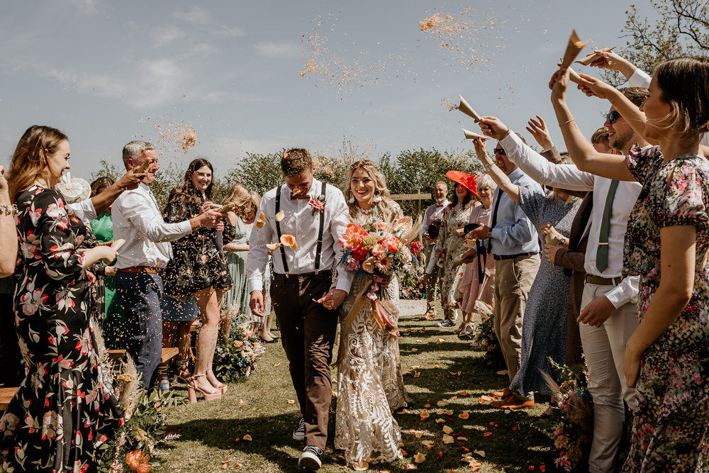 Bohemian Tipi Wedding MattMoore Photography Confetti Throw