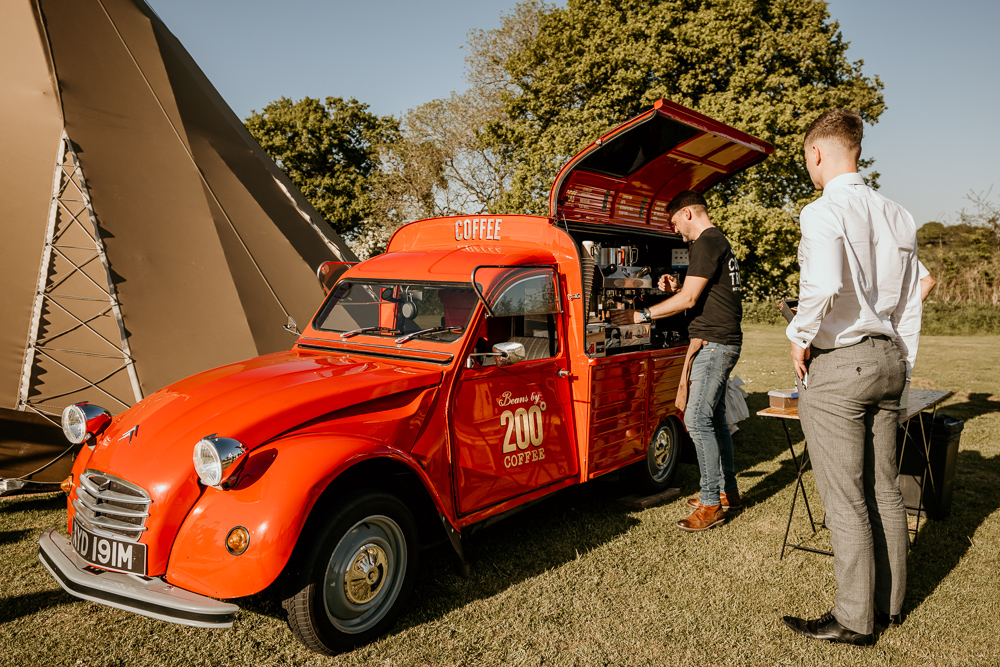 Drink Truck Bohemian Tipi Wedding MattMoore Photography