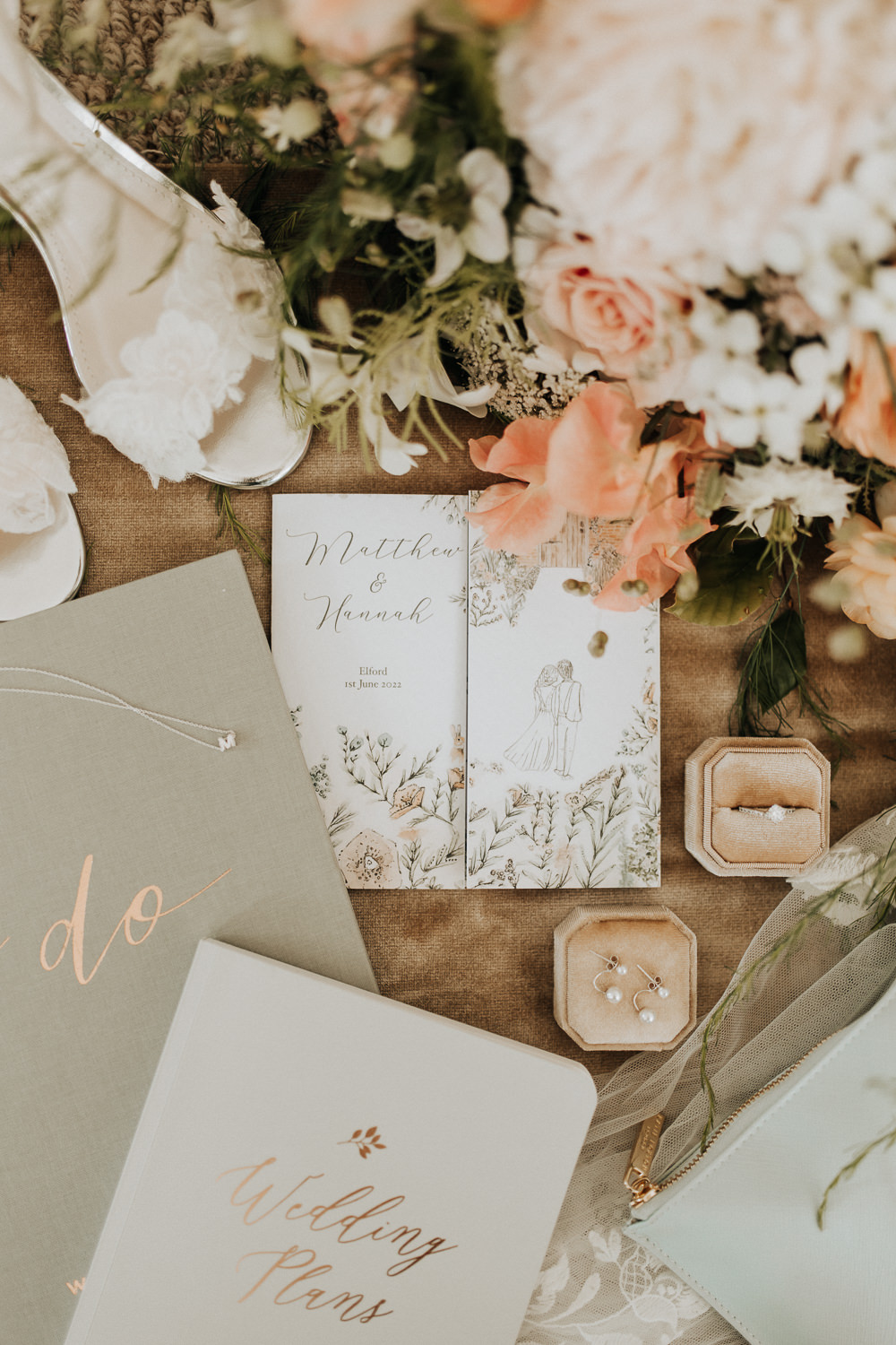 Accessories Vow Books Stationery Elford Hall Garden Wedding Wyldbee