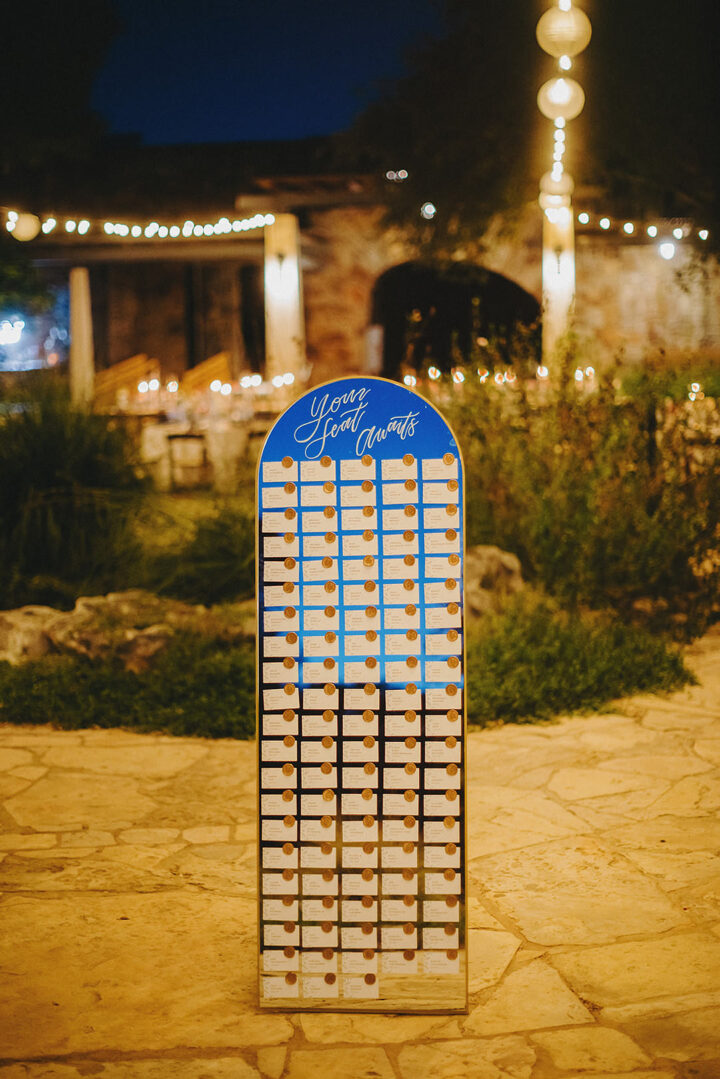 Escort Card Table Plan Idea Two Pair Photography