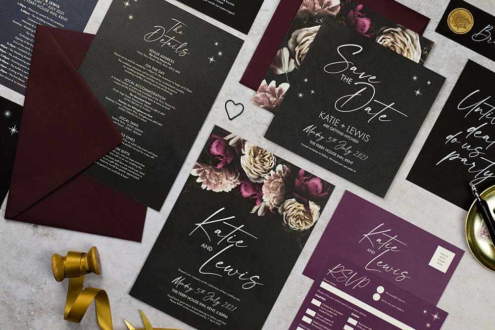 Design by Emily Boho Wedding Stationery