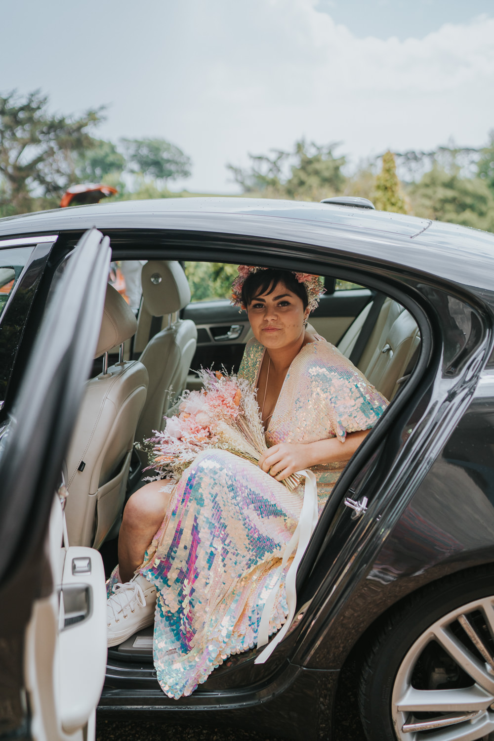Iridescent Wedding Dress Grace Elizabeth Photography