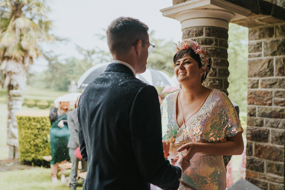Iridescent Wedding Dress Grace Elizabeth Photography