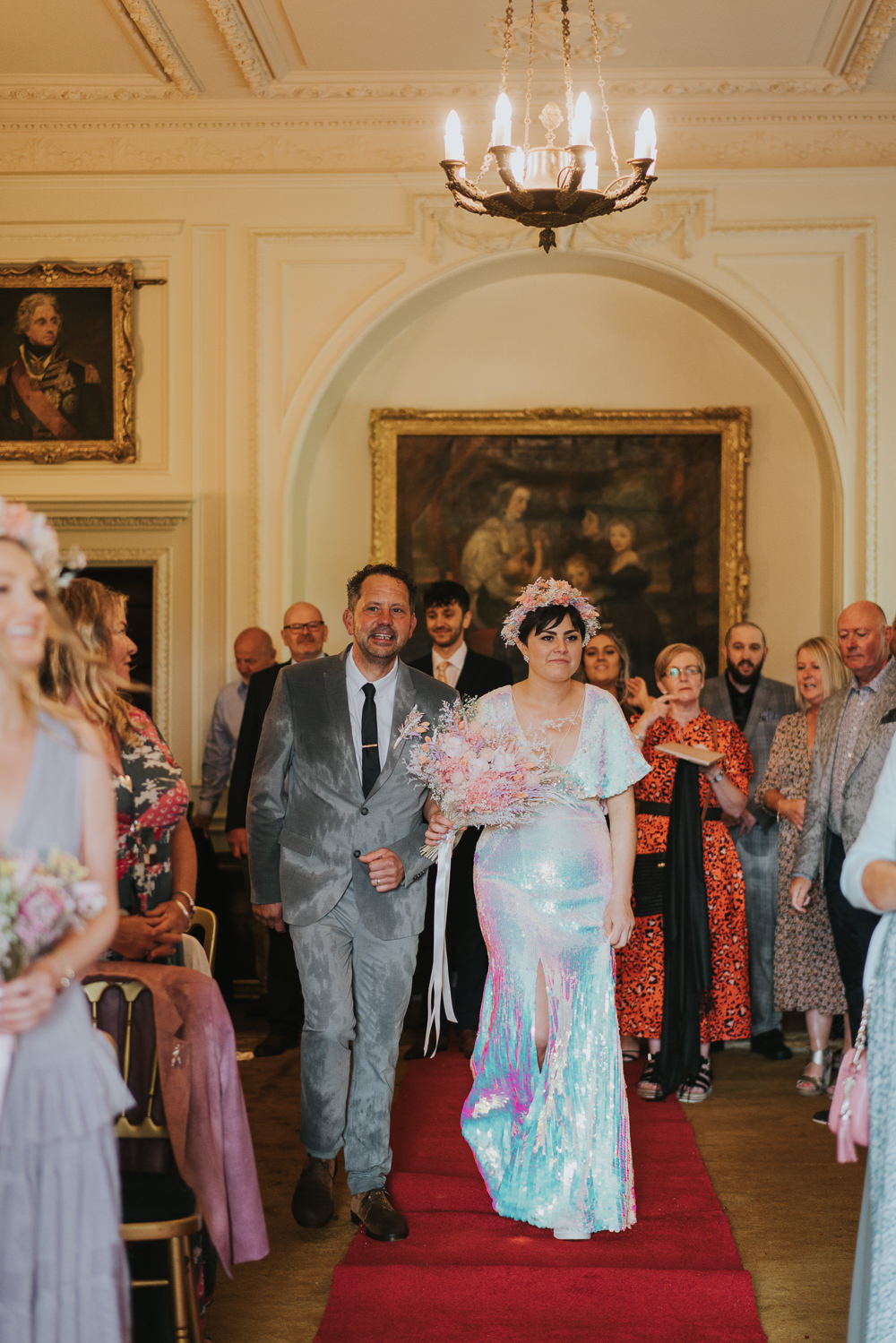 Iridescent Wedding Dress Grace Elizabeth Photography