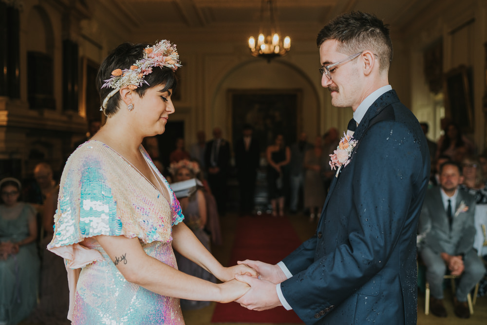 Iridescent Wedding Dress Grace Elizabeth Photography