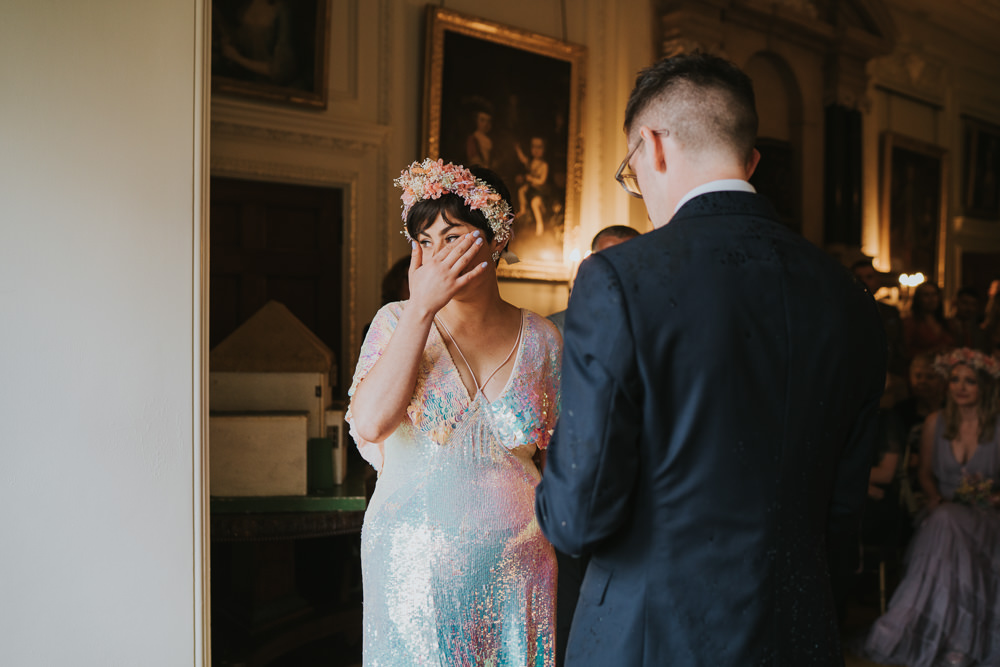 Iridescent Wedding Dress Grace Elizabeth Photography