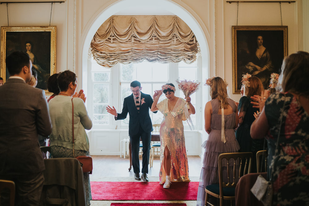 Iridescent Wedding Dress Grace Elizabeth Photography