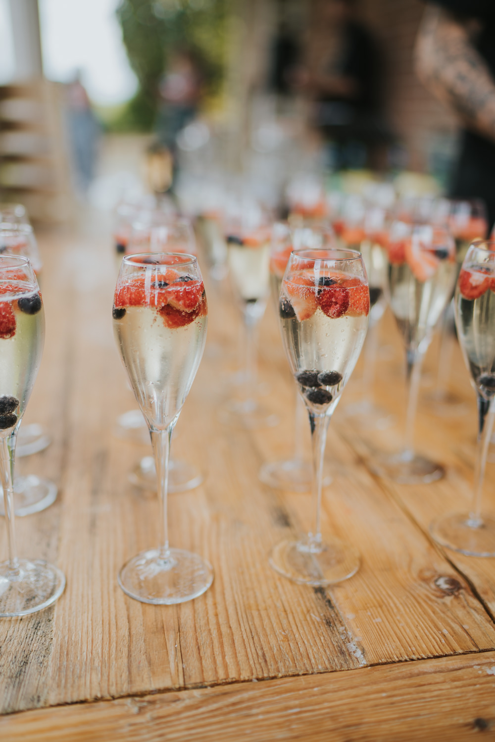 Cocktails Drinks Iridescent Wedding Dress Grace Elizabeth Photography