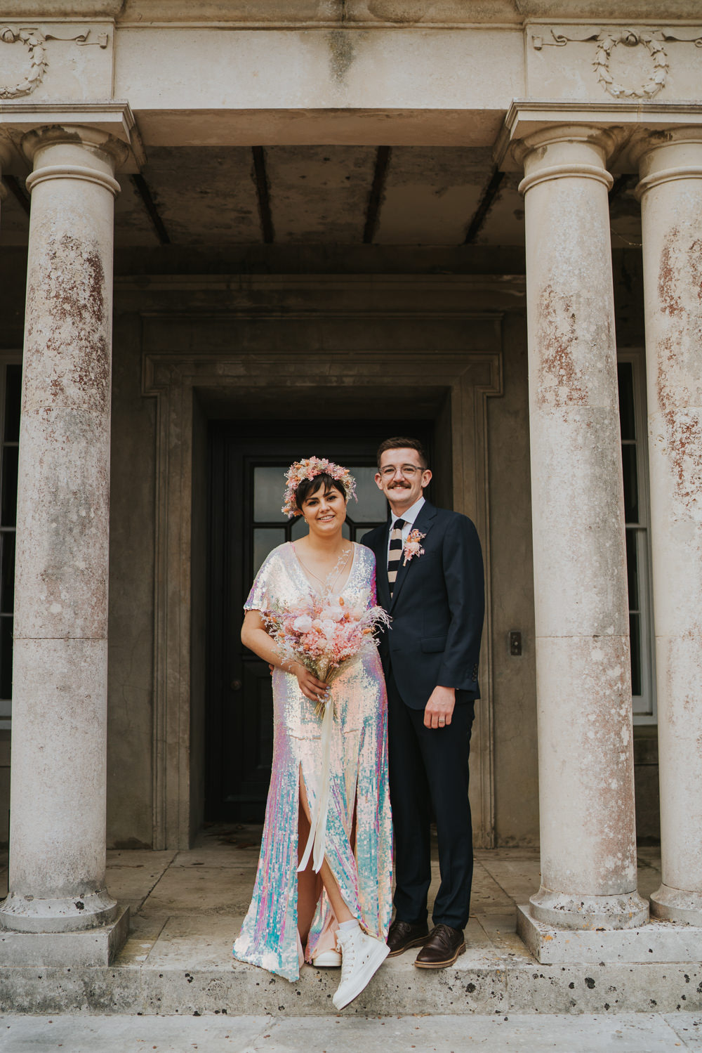 Iridescent Wedding Dress Grace Elizabeth Photography