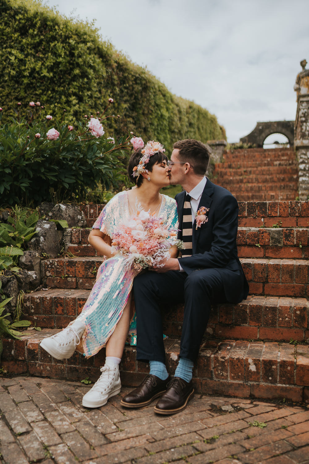 Iridescent Wedding Dress Grace Elizabeth Photography