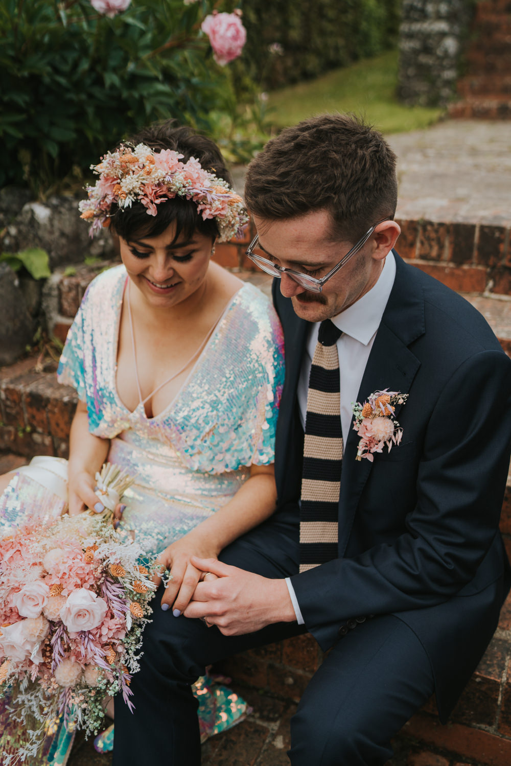 Iridescent Wedding Dress Grace Elizabeth Photography