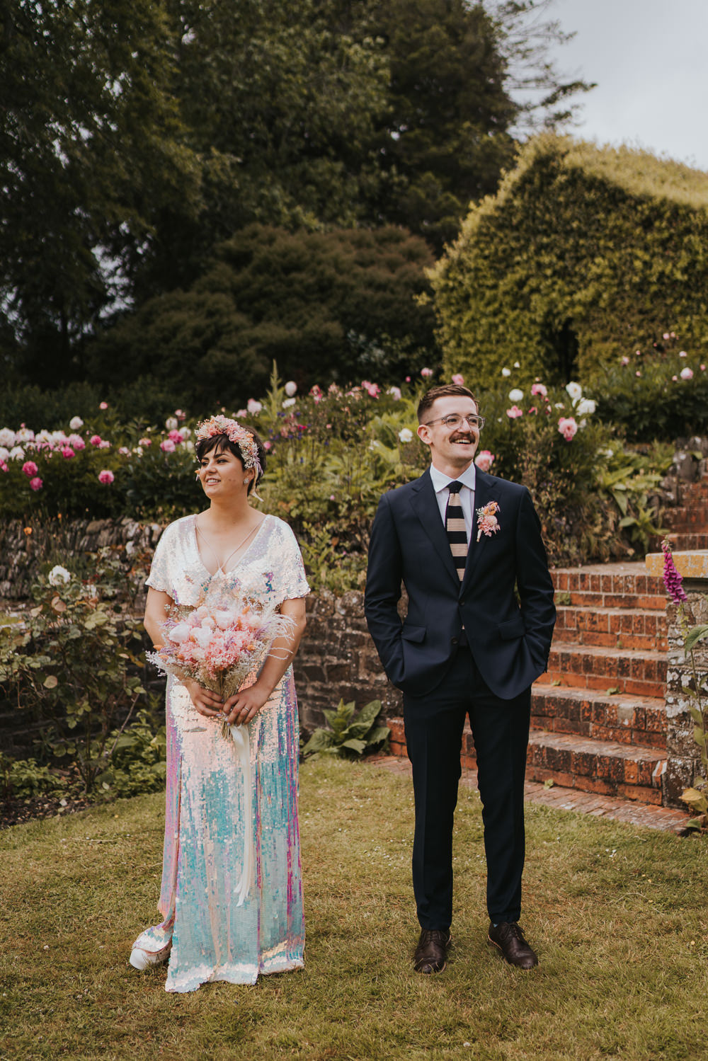 Iridescent Wedding Dress Grace Elizabeth Photography