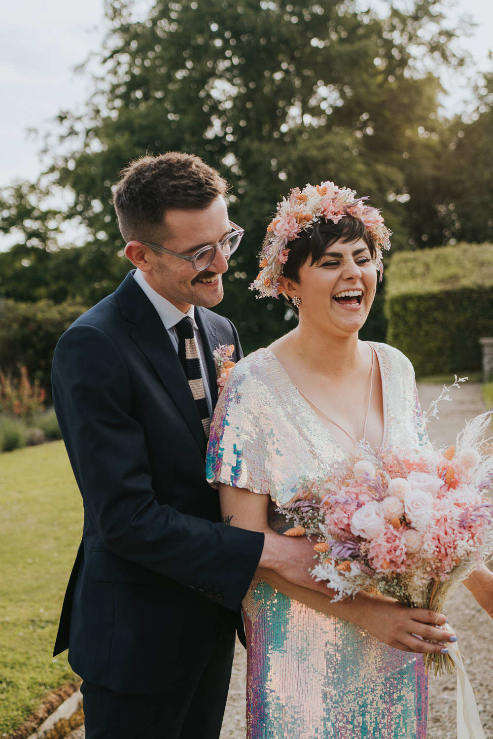 Iridescent Wedding Dress Grace Elizabeth Photography