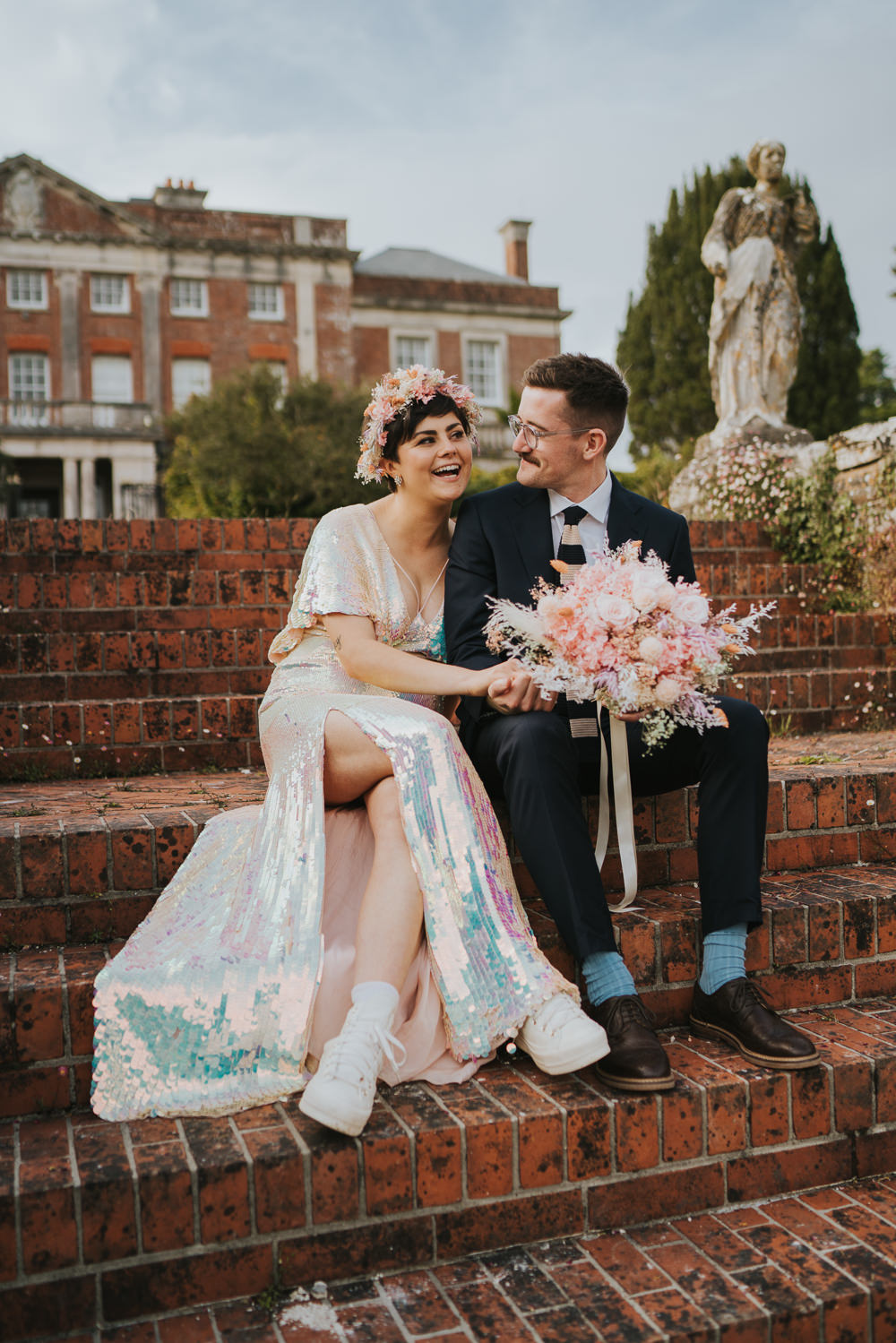 Iridescent Wedding Dress Grace Elizabeth Photography
