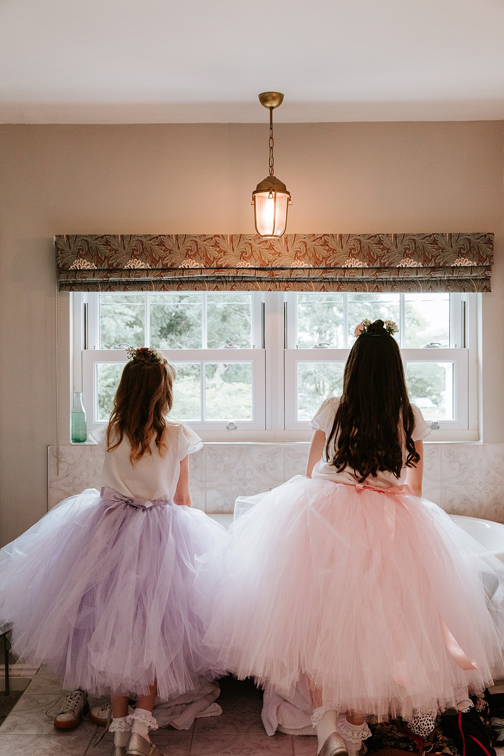 Flower Girls Tutus Low Hall The Lakes Wedding Maddie Farris Photography