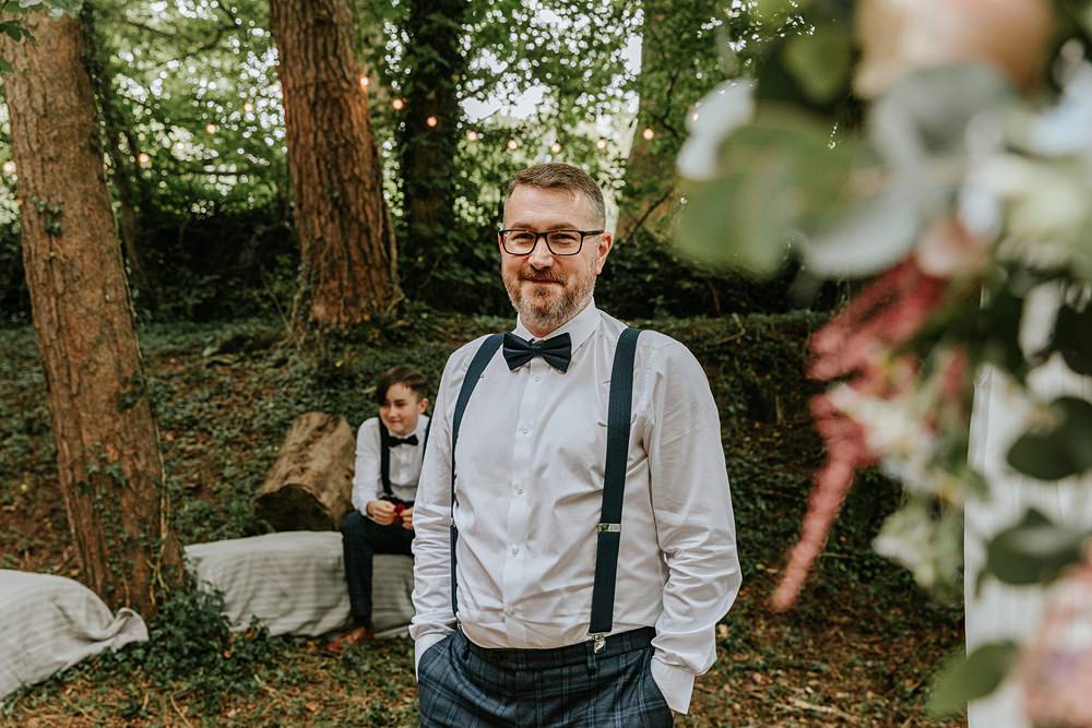 Groom Bow Tie BracesLow Hall The Lakes Wedding Maddie Farris Photography