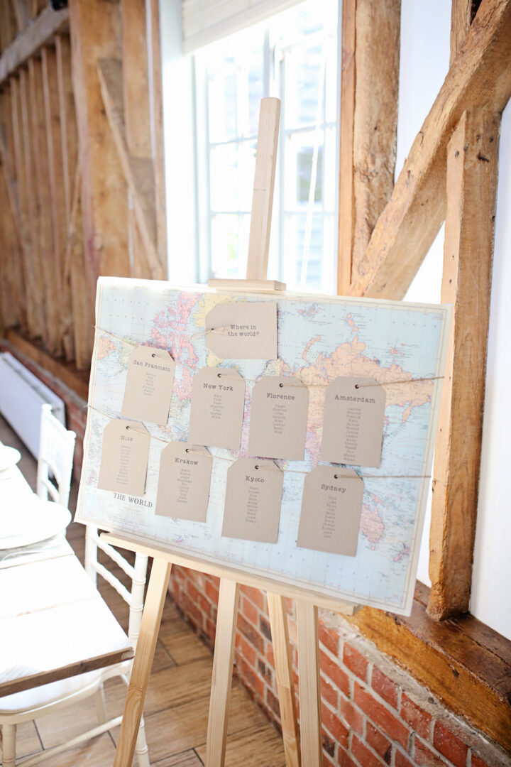 Map Table Plan Chart Idea Victoria Mitchell Photography