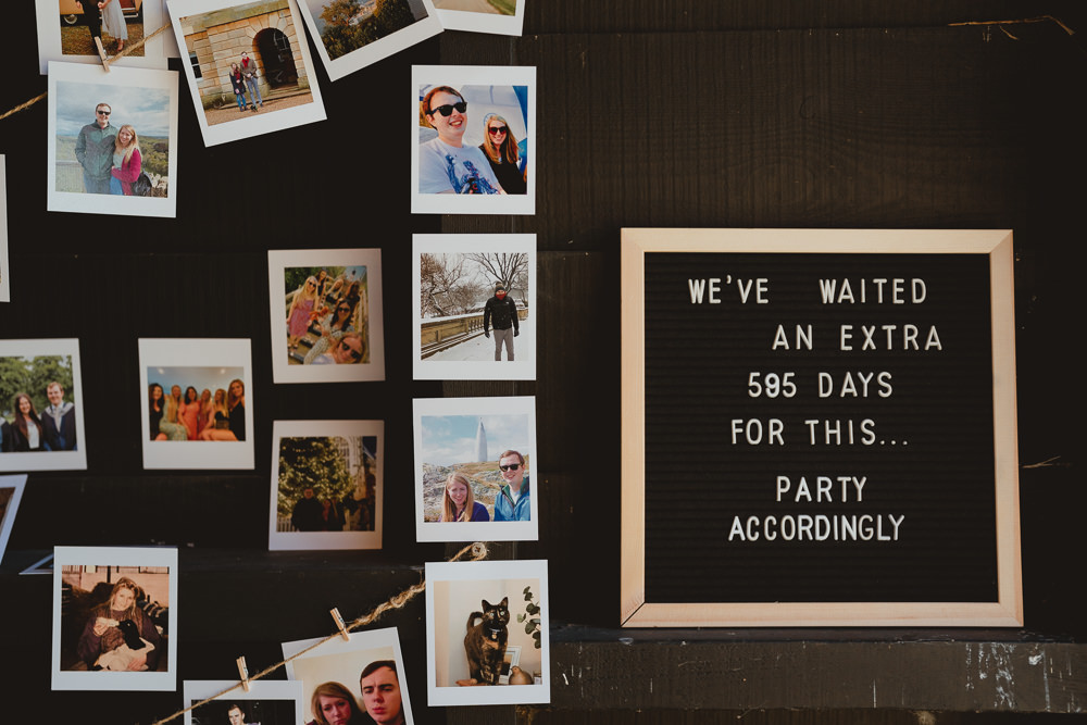 Sign Felt Board Spring Meadow Wedding Georgia Rachael