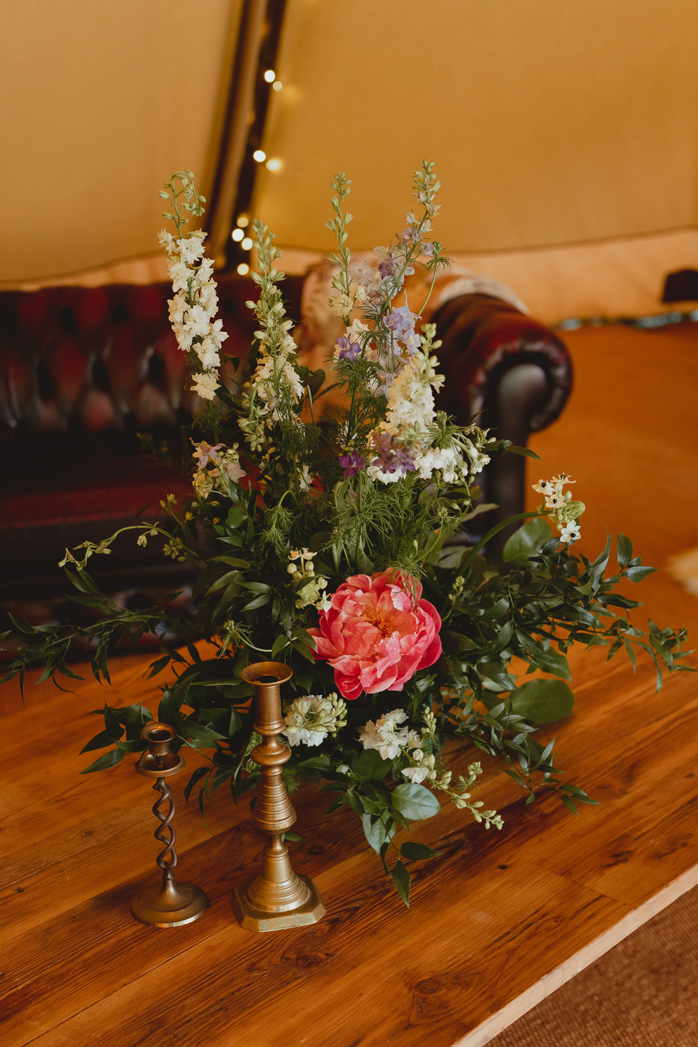 Flower Arrangement Peony Greenery Spring Meadow Wedding Georgia Rachael