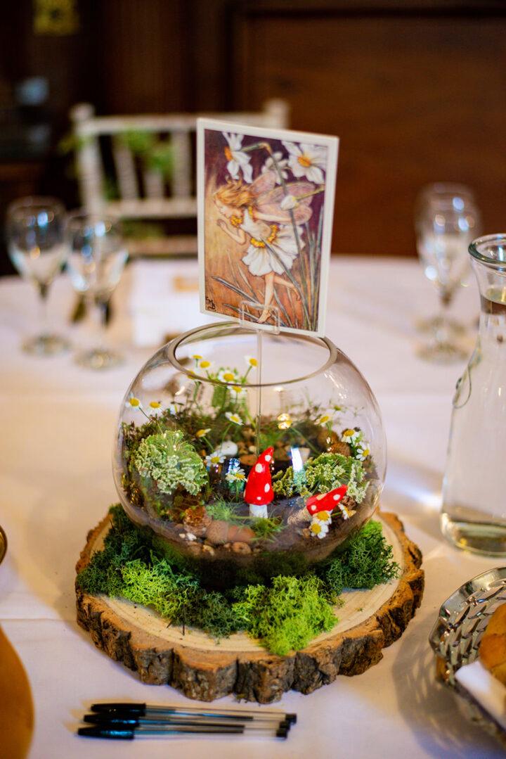 Terrarium Fairy Wedding Centrepiece Holly Driver Photography