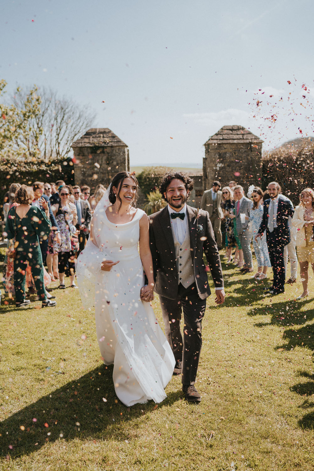 Confetti Throw Weekend Glamping Wedding Grace Elizabeth