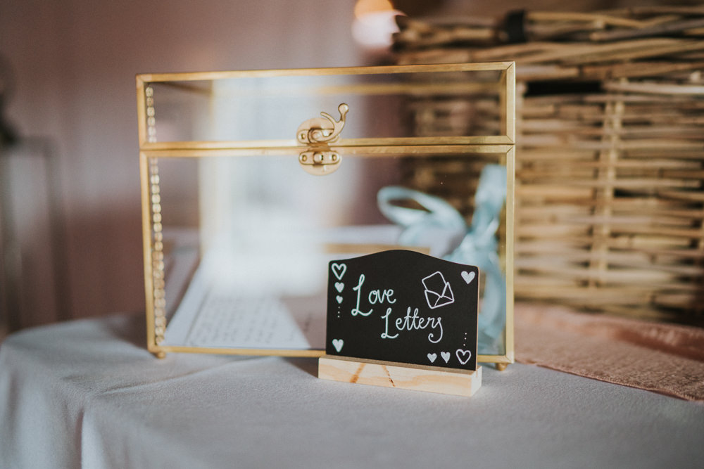 Card Gold Glass Box Weekend Glamping Wedding Grace Elizabeth