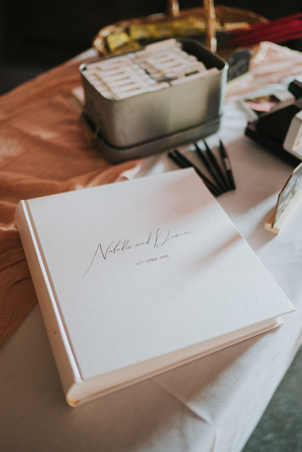 Guest Book Weekend Glamping Wedding Grace Elizabeth