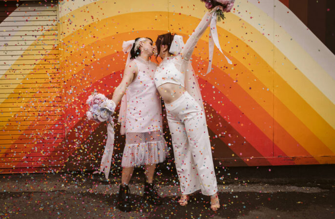 90s Wedding Ideas Hannah Brooke Photography