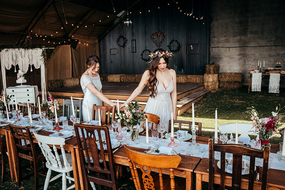 Aircraft Hangar Wedding Sherri OMalley Photography