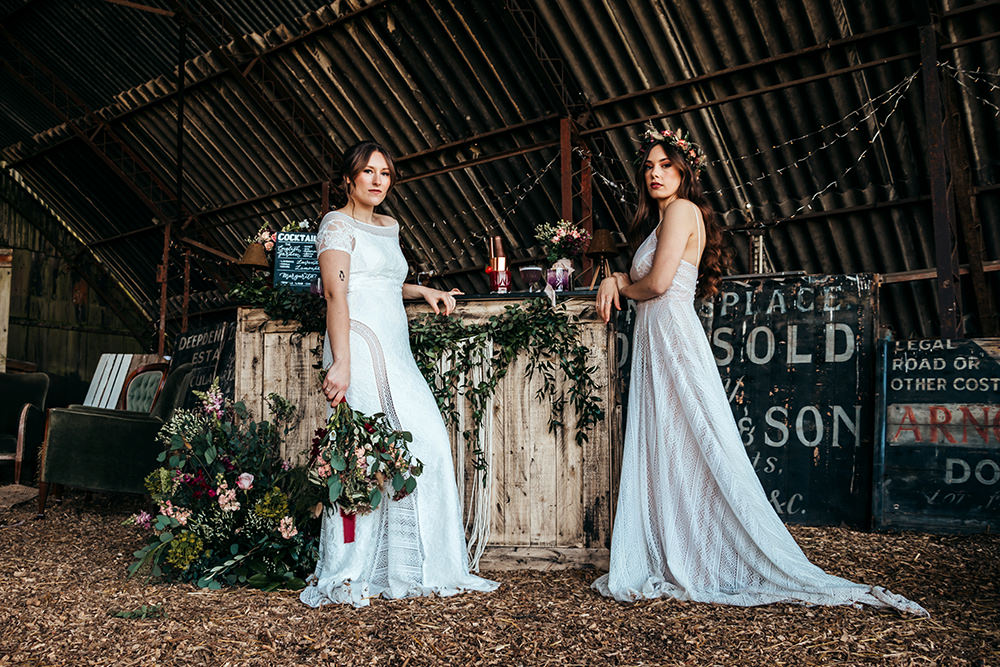 Aircraft Hangar Wedding Sherri OMalley Photography
