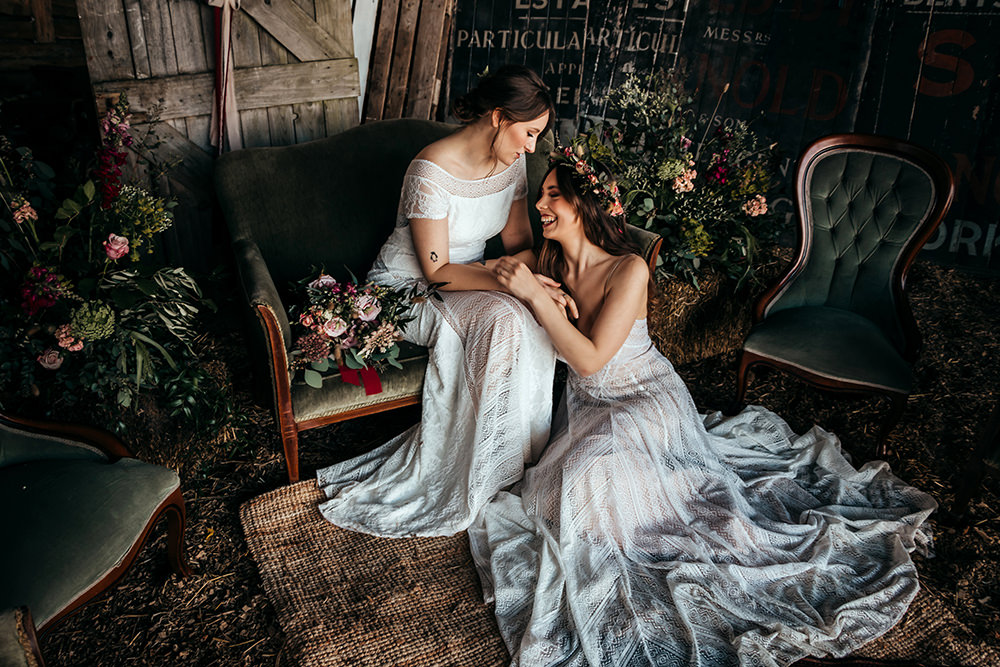 Aircraft Hangar Wedding Sherri OMalley Photography