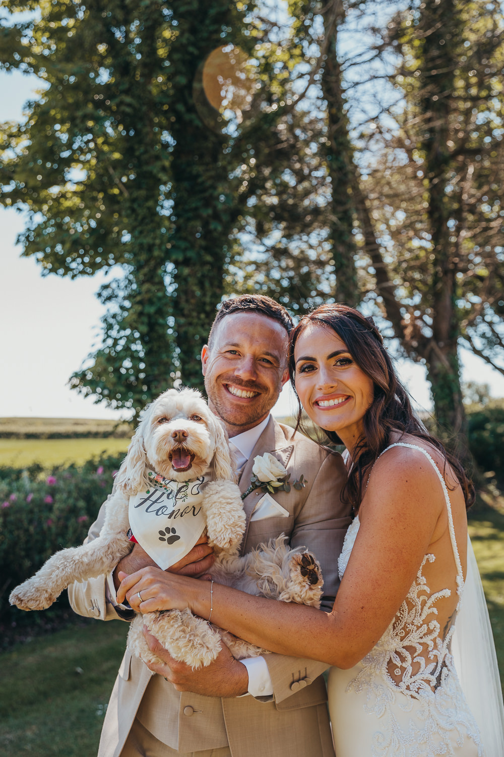 Pet Dog Beaconside House Wedding Amy Chapple Photography
