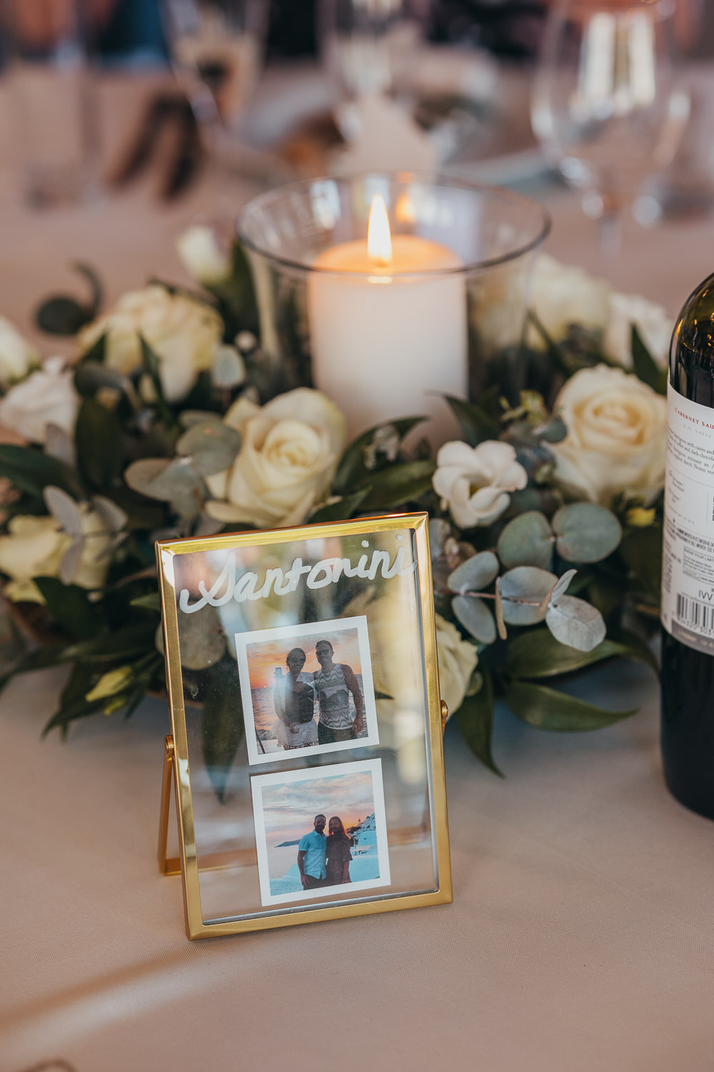 Table Name Photo Frame Beaconside House Wedding Amy Chapple Photography