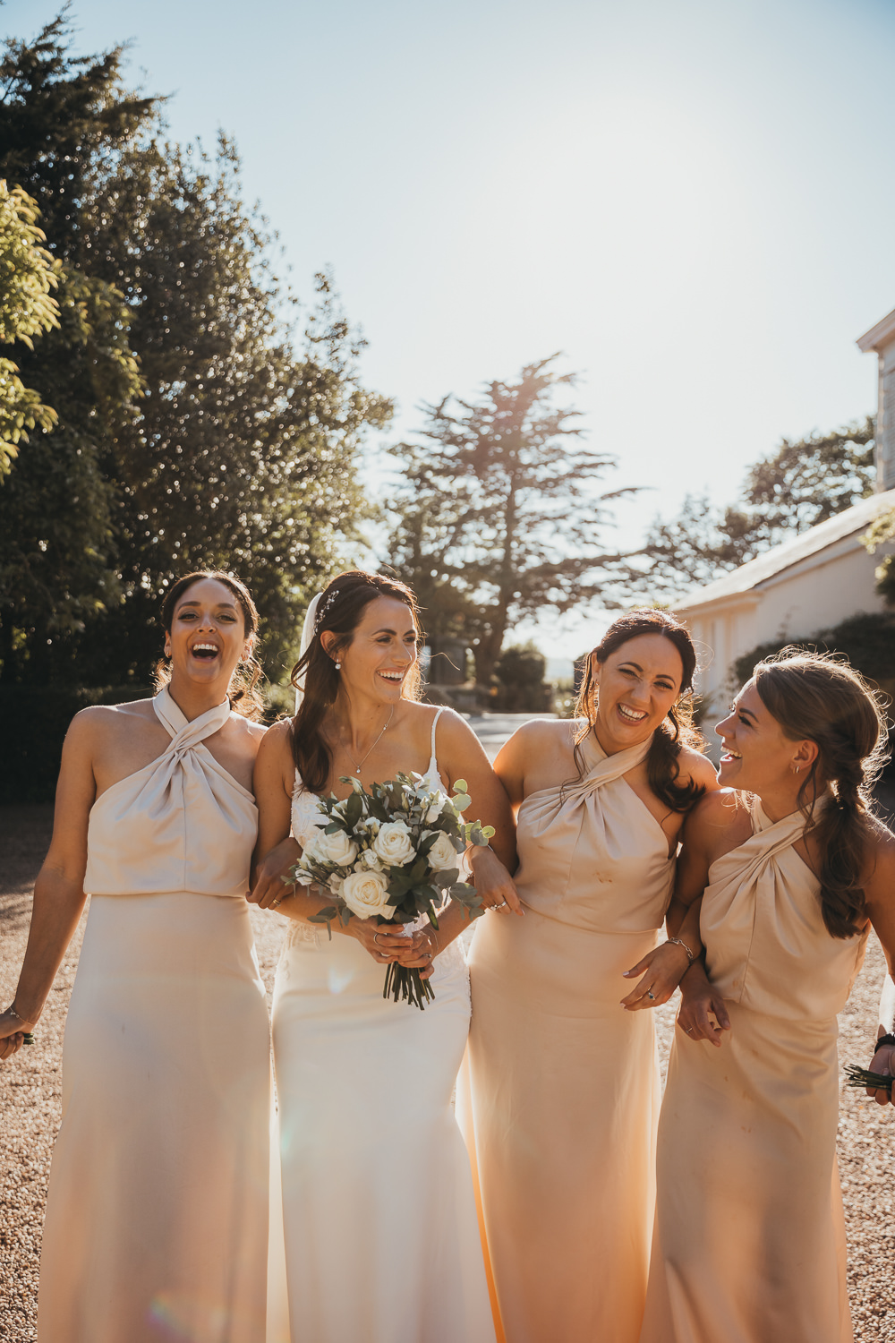 Champagne Bridesmaid Dress Beaconside House Wedding Amy Chapple Photography