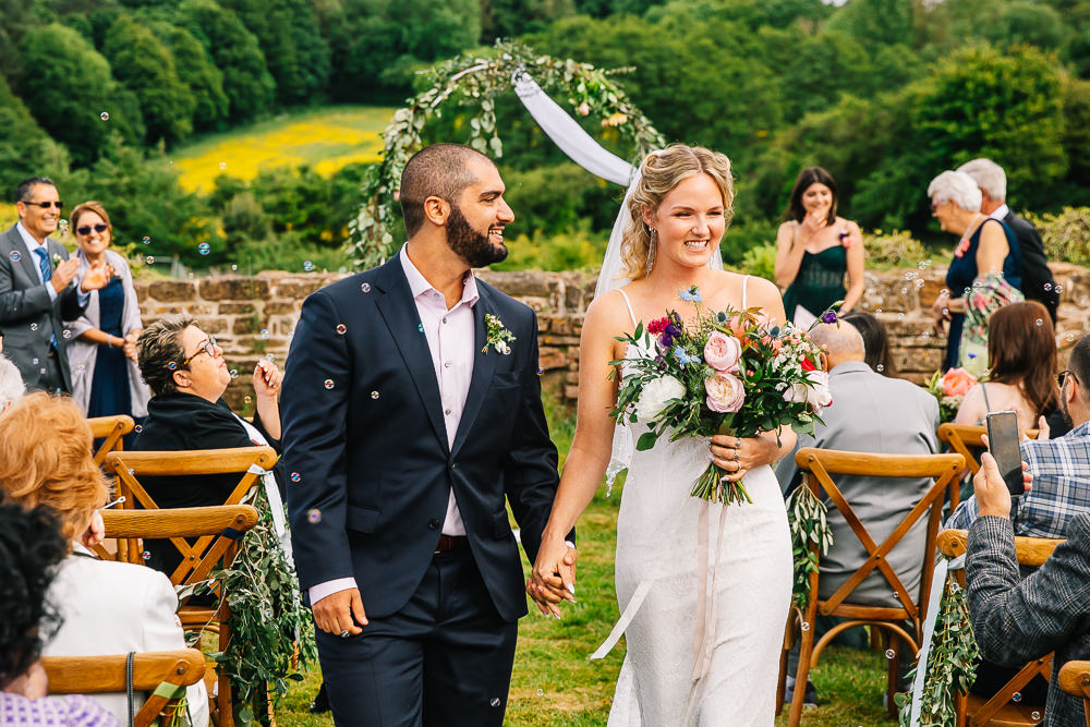 Confetti Beauvale Priory Wedding Lisa Marie Halliday