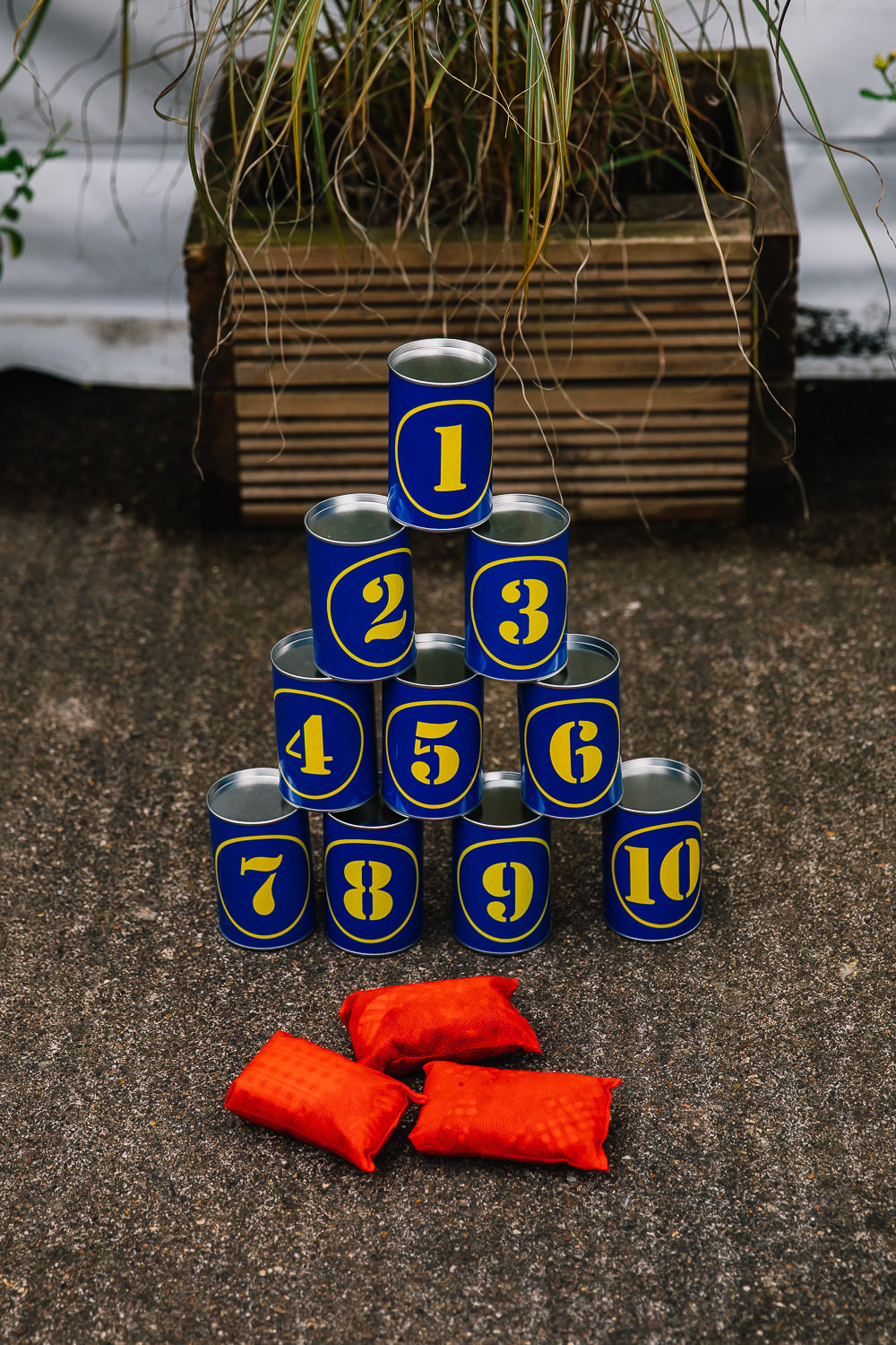 Tin Can Game Beauvale Priory Wedding Lisa Marie Halliday
