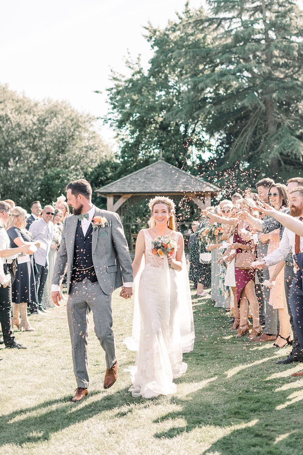 Confetti Throw Boho Rustic Barn Wedding Terri & Lori