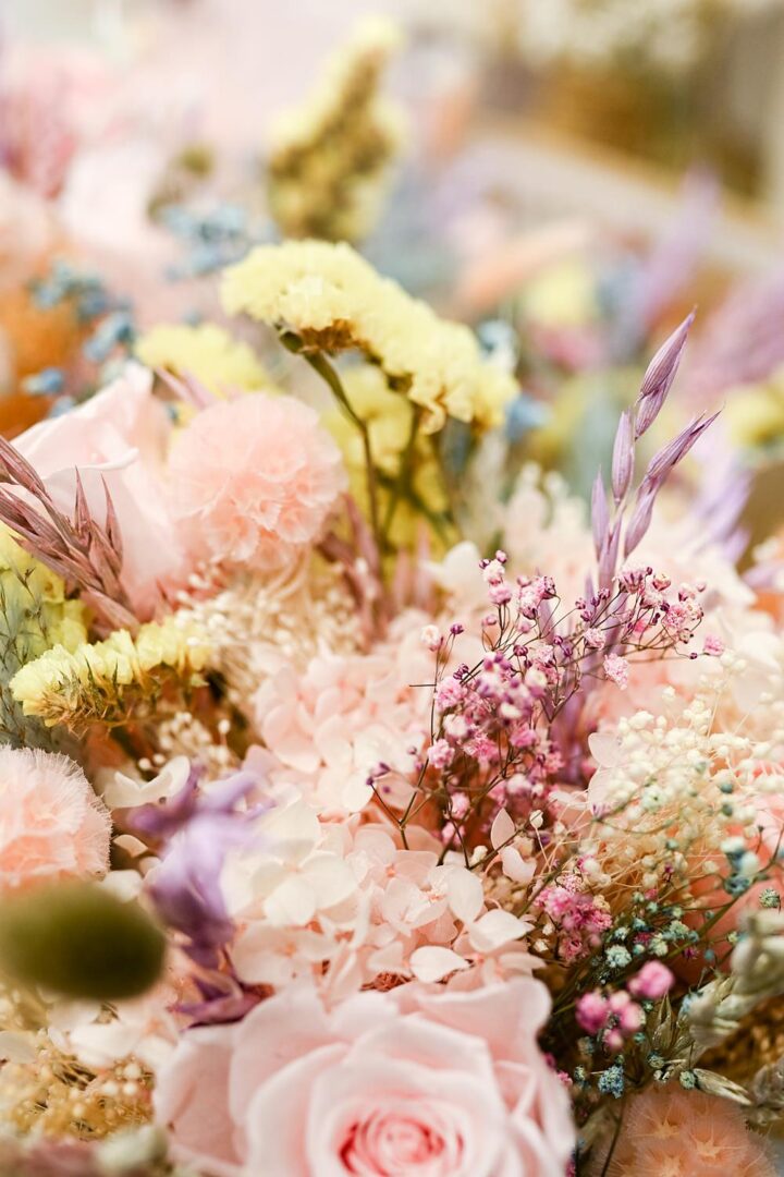 Dried Wedding Florals hollybooth