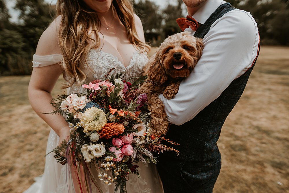 Pet Dog Farmhouse Redcoats Wedding Bubear Photography