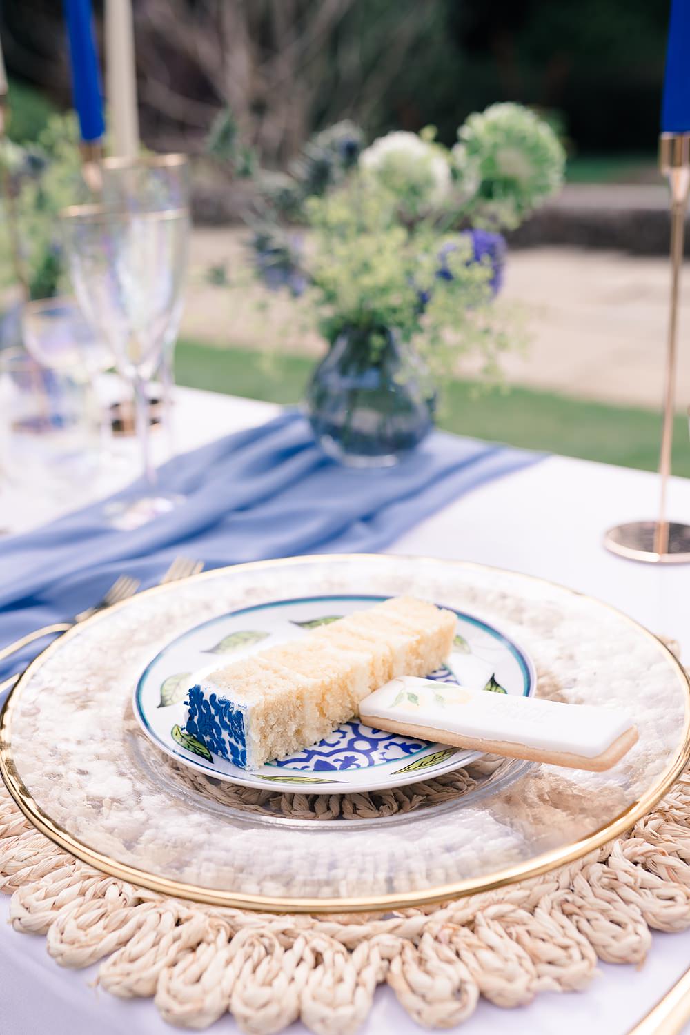 Slice Cake Plate Italian Wedding Ideas Paige Mary Photography