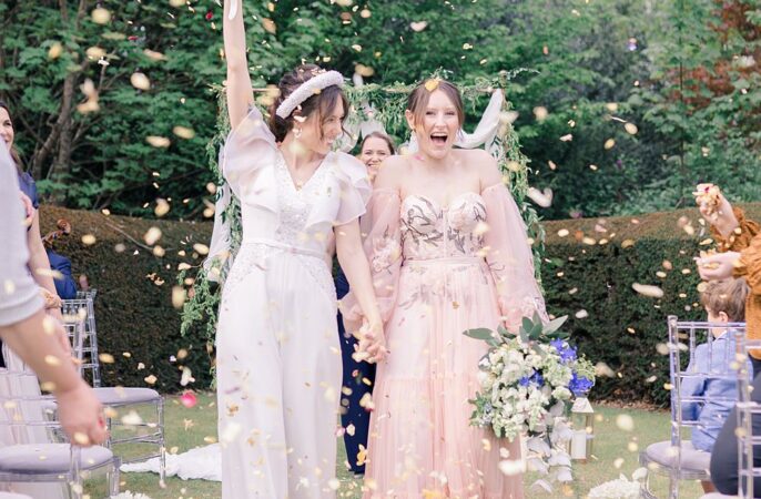 Confetti Throw Italian Wedding Ideas Paige Mary Photography