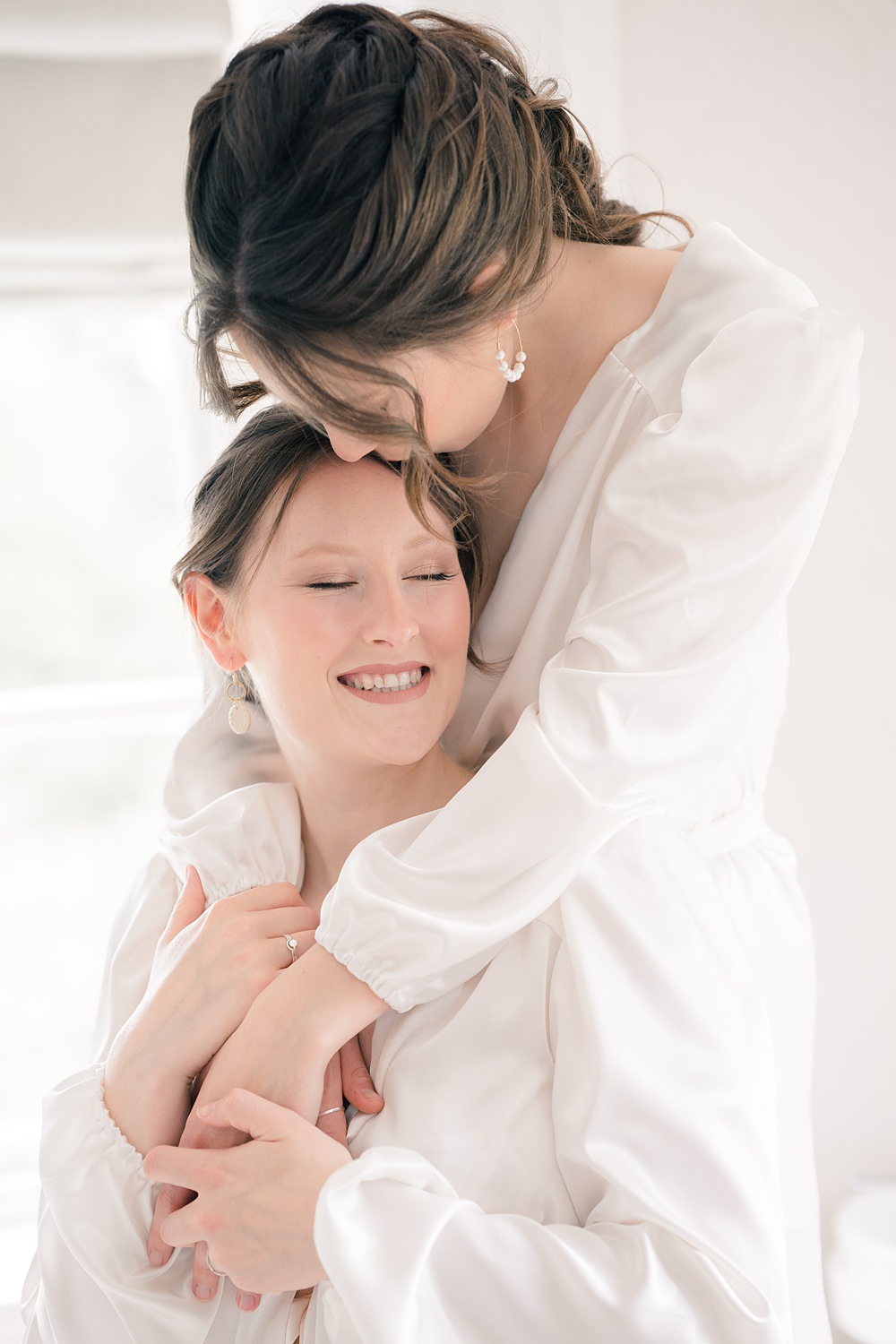 Bride Dressing Gown Robe Italian Wedding Ideas Paige Mary Photography