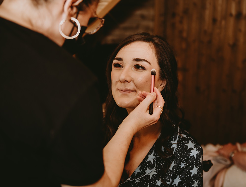 Make Up Bride Bridal Little Seed Field Wedding Louise Pollitt Photography