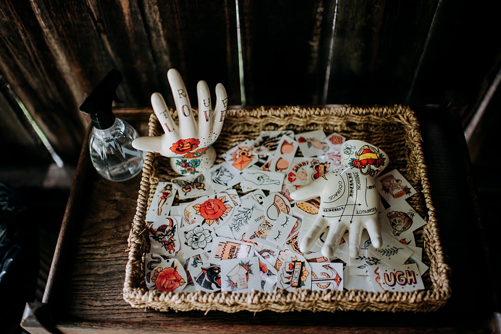 Temporary Tattoos Pampas Grass Barn Wedding Kazooieloki