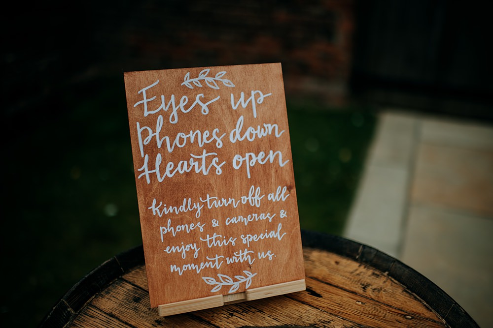 Unplugged Wooden Welcome Sign Pampas Grass Barn Wedding Kazooieloki