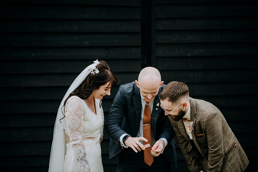 Pampas Grass Barn Wedding Kazooieloki