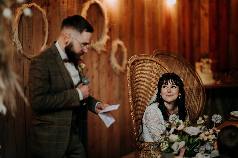 Pampas Grass Barn Wedding Kazooieloki